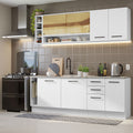 Cocina Integral 220 cm Blanco Agata Madesa