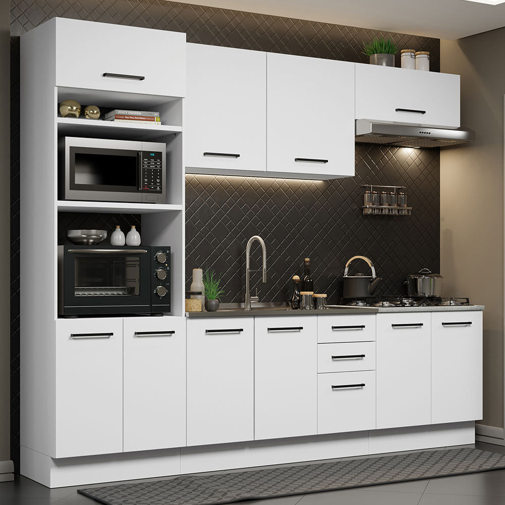 Cocina Integral 270 cm Blanco Agata Madesa