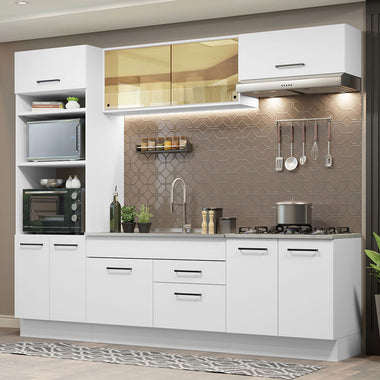 Cocina Integral 270 cm Blanco Agata Madesa