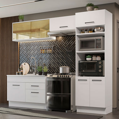 Cocina Integral 270 cm Blanco Agata Madesa