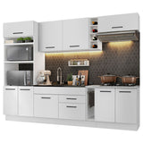 Cocina Integral 290 cm Blanco Agata 01