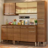 Cocina Integral 201cm Marrón Emilly West 03