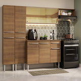 Cocina Integral 229cm Marrón Emilly 09