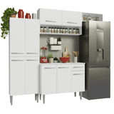 Cocina Integral 229cm Blanco Emilly Madesa 18