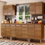 Cocina Integral 233cm Marrón Emilly King 01