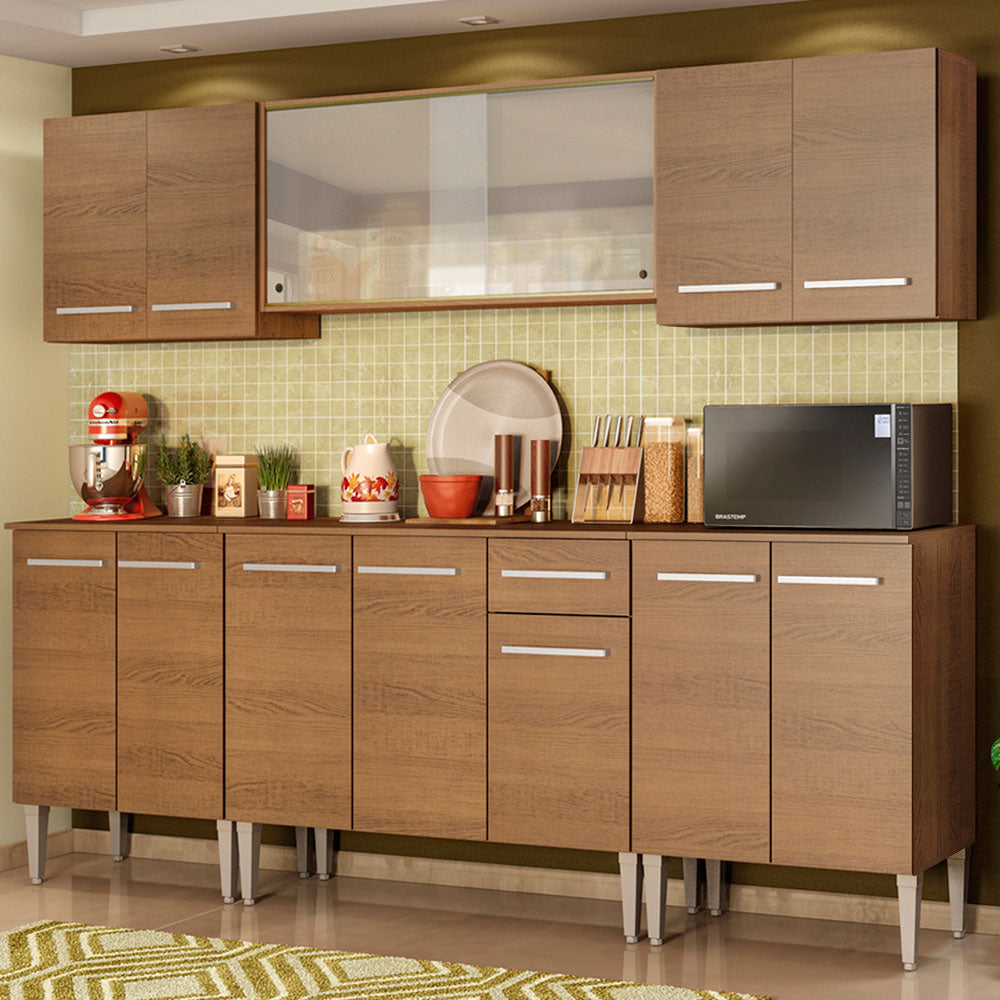 Cocina Integral 233cm Marrón Emilly Wind 02