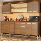 Cocina Integral 233cm Marrón Emilly Fire 03