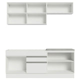 Cocina Compacta 200cm Blanco Glamy 07