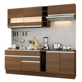 Cocina Integral 220 cm Marrón Parma 02