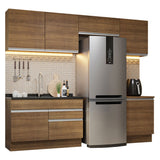 Cocina Integral 260cm Marrón Glamy 05