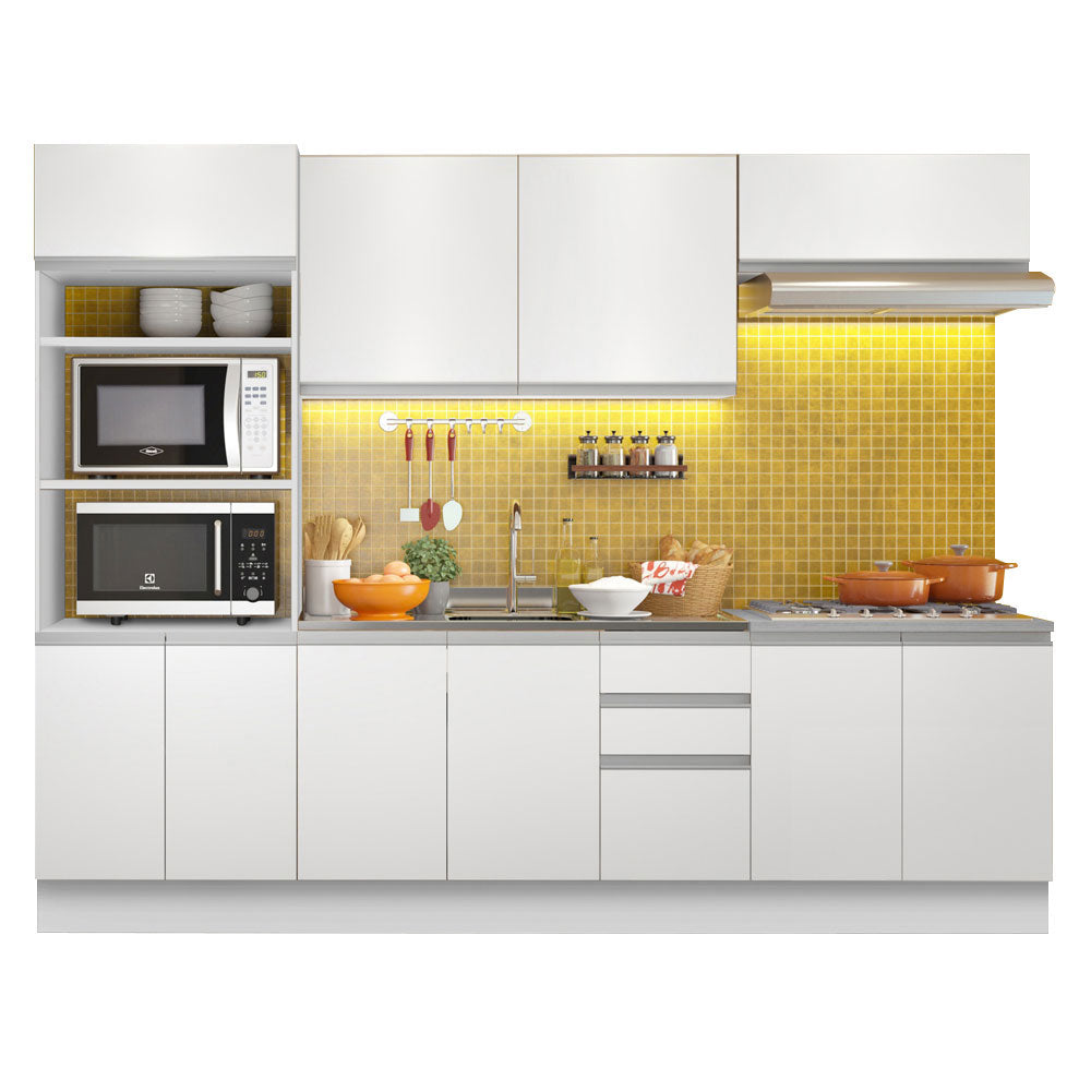 Cocina Integral 270cm Blanco Glamy 02