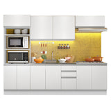 Cocina Integral 270cm Blanco Glamy 02