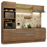 Cocina Integral 270cm Marrón Glamy 10