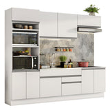 Cocina Integral 270cm Blanco Glamy 13