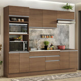 Cocina Integral 270cm Marrón Glamy 13