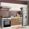 Cocina Integral 280 cm Blanco Glamy Madesa