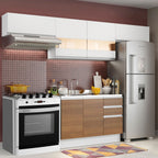 Cocina Integral 280 cm Blanco Glamy Madesa