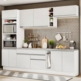 Cocina Integral 290 cm (Con Encimera) Blanco Vicenza 12