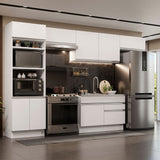 Cocina Integral 350cm Blanco Glamy 01