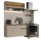 Cocina Integral 120 cm sin Patas Crema Nice 03
