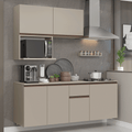 Cocina Compacta Flotante 180 cm Crema Nice Madesa