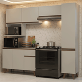 Cocina Integrale 240 cm Crema Nice Madesa 08
