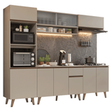 Cocina Integral 260 cm Crema Nice Madesa 02