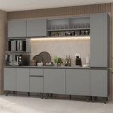 Cocina Integrale 280 cm Gris Nice Madesa 02