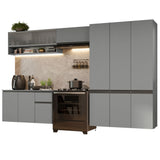 Cocina Integral 320 cm sin Patas Gris Nice 05