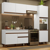 Cocina Integral 250cm Blanco Reims Madesa 06