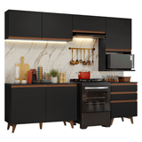 Cocina Integral 250 cm Reims Negro 08