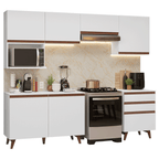 Cocina Integral 250 cm Blanco Reims Madesa