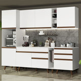 Cocina Integral 260cm Blanco Reims Madesa 05