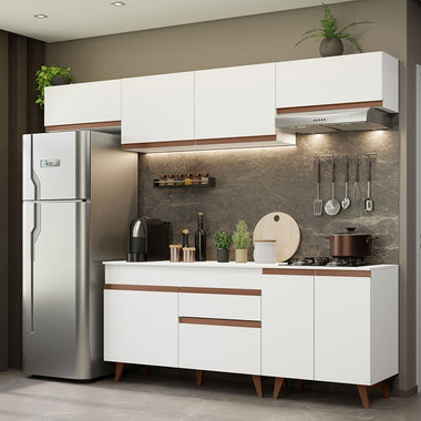 Cocina Integral 260 cm Blanco Reims Madesa