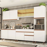 Cocina Integral 300cm Blanco Reims Madesa 01