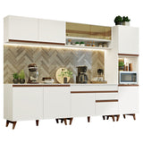 Cocina Integral 300cm Blanco Reims Madesa 02