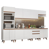 Cocina Integral 320cm Blanco Reims 02