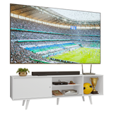 Mueble para TV hasta 80 Pulgadas 160cm con patas Blanco Torino Madesa