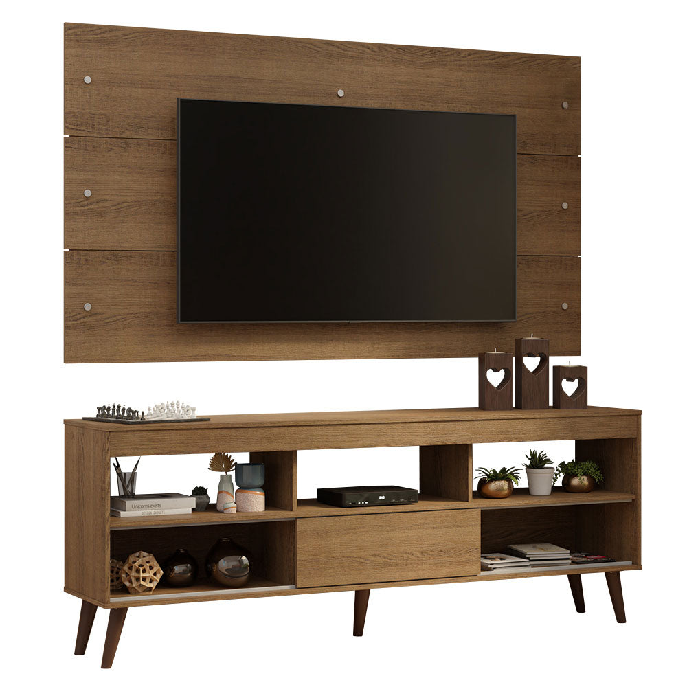 Mueble para TV y Panel Hasta 65" con Patas Marrón Detroit