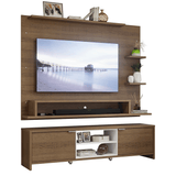 Mueble con Panel para TV hasta 60 Pulgadas 180 cm Marrón/Blanco Metz Madesa