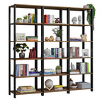Estante Librero 177 cm Marrón/Negro Madesa