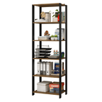 Estante Multiuso 59 cm Marrón/Negro Madesa