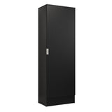 Armario Multiusos 60 cm 1 Puerta Negro