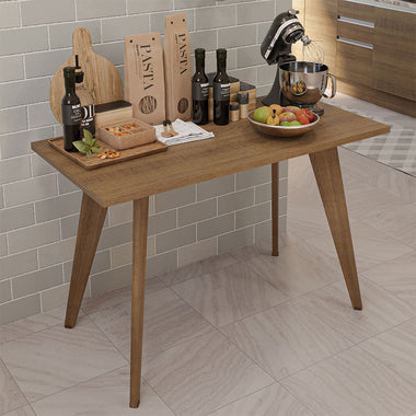 Mesa Auxiliar Multiuso 120cm Marrón Madesa