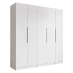 Clóset Modular 200 cm 5 Puertas 2 Cajones Blanco Neo Madesa