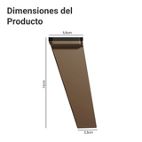 Combo con 4 patas Bronce de Polipropileno para Cocinas Nice Madesa