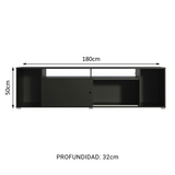 Mueble para TV de hasta 65 Pulgadas Cancún Negro