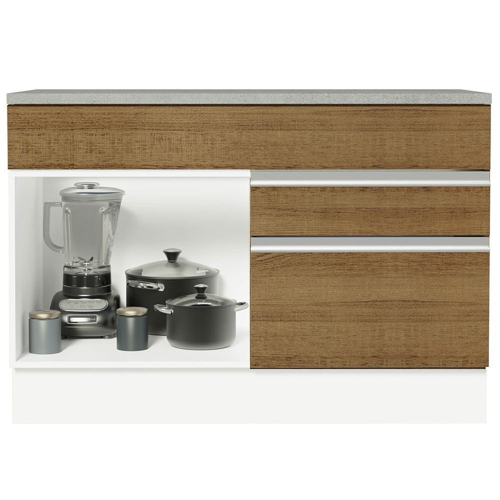 Armario De Baño Para Pared | Mueble Pared Madera Maciza De Nogal 42x23x60 Cm Cfw70147 90775639