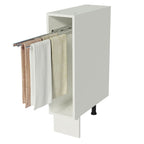 Gabinete Bajo Toallero 20 cm Sin Encimera Blanco Lux, Glamy y Agata Madesa