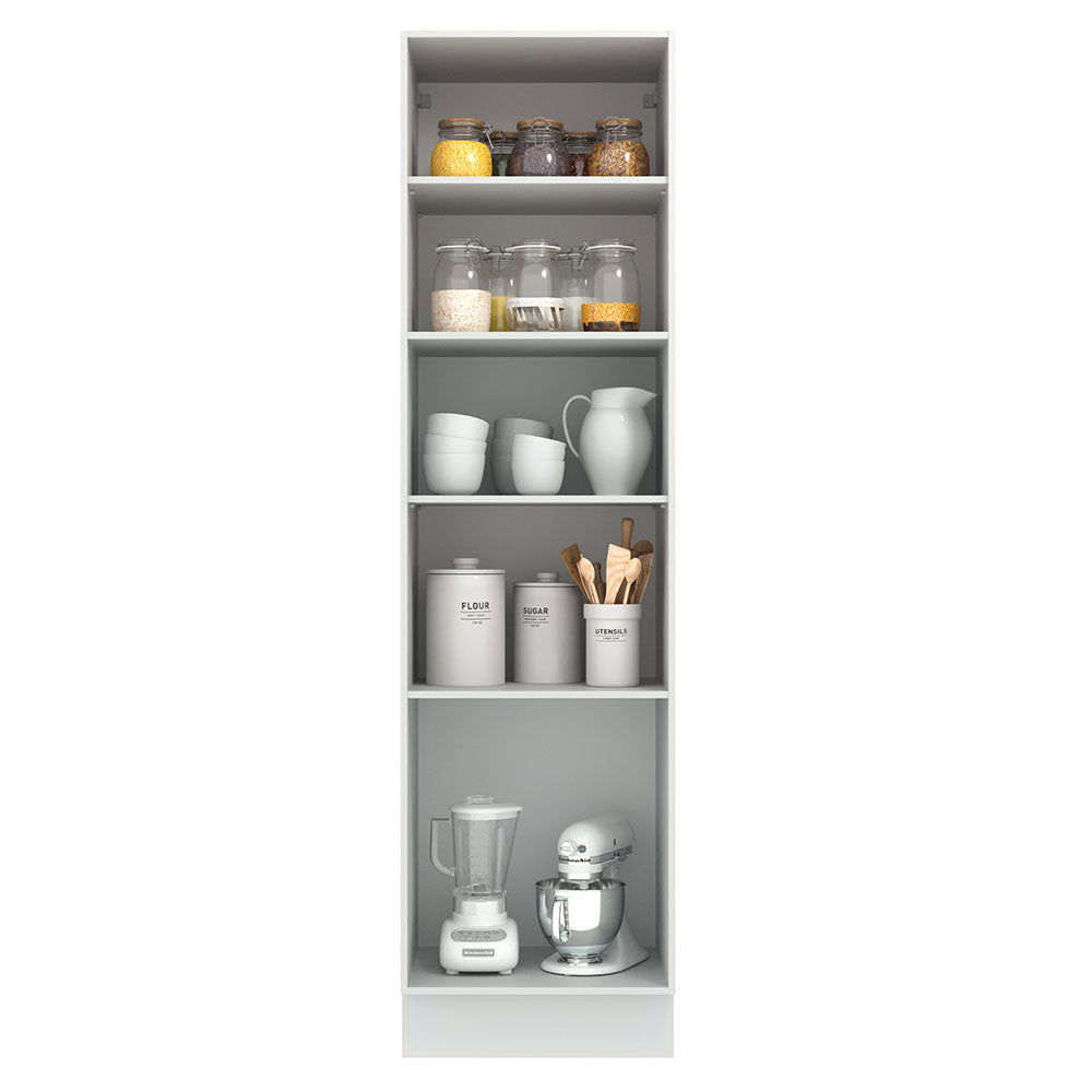 Despensero 60 x 60 cm 3 Puertas Agata Blanco/Gris